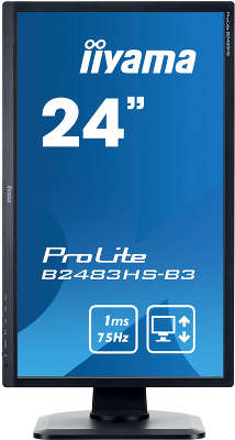 Монитор Iiyama 24" ProLite B2483HS-B3 черный VA