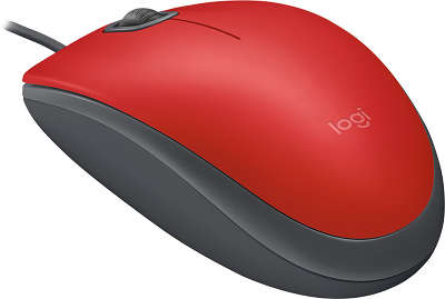 Мышь Logitech Mouse M110 SILENT Red USB (910-005489)