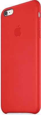 Кожаный чехол для iPhone 6 Plus/6S Plus Apple Leather Case, Bright Red [MGQY2ZM/A]
