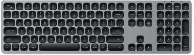 Беспроводная клавиатура Satechi Aluminum Bluetooth Keyboard with Numeric Keypad, Grey [ST-AMBKM-RU]