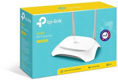 Маршрутизатор/ 300Mbps Wireless N Router, Broadcom, 2T2R, 2.4GHz, 802.11n/g/b, 4-port Switch