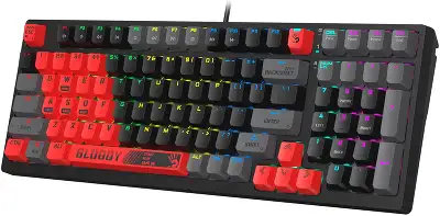 Клавиатура A4Tech Bloody S98 механическая красный USB for gamer LED (SPORTS RED) кабель 1.8м