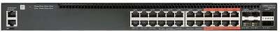 Коммутатор Edge-corE 4610-30P-O-AC-F Edge-corE AS4610-30P, 24-Port GE RJ45 port PoE+, last 8 ports Ultra-PoE, 960W PoE Bugdet, 4x10G SFP+, 2 port 20G QSFP+ for stacking, Broadcom Helix 4, Dual-core ARM Cortex A9 1GHz, dual 110-230VAC 600W hot-swappable PS