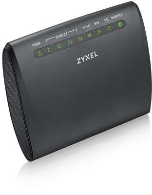 Модем xDSL Zyxel AMG1302-T11C-EU01V1F Wi-Fi ADSL2+ Annex A/I/J/L/M VPN Firewall +Router внешний черный