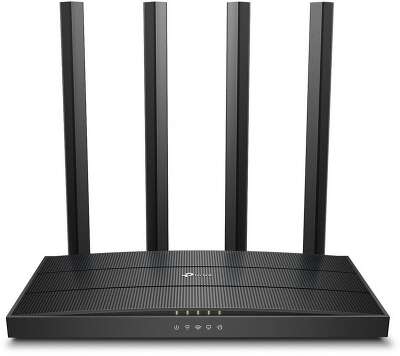 Маршрутизатор TP-LINK Archer C6 AC1300 Двухдиапазонный Wi-Fi гигабитный роутер, до 867 Мбит/с на 5 ГГц + до 300 Мбит/с на 2,4 ГГц,802.11ac/a/b/g/n {10} (081911) / (088903)