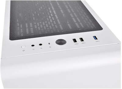 Корпус Thermaltake S300 TG Snow, белый, ATX, Без БП (CA-1P5-00M6WN-00)
