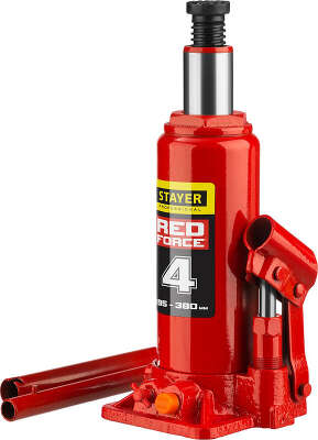 Домкрат Stayer Red Force 43160-4_z01 бутылочный гидравлический красный