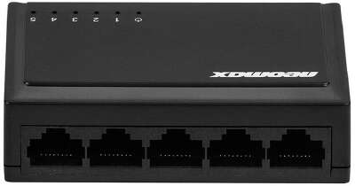 NEOMAX неуправляемый коммутатор NMS-105P-100-P, 5 портов 100 Mbps, пластик