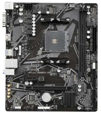 Gigabyte A520M K V2 RTL {Soc-AM4, AMD A520, 2xDDR4, mATX AC`97 8ch(7.1) GbLAN RAID+VGA+HDMI}