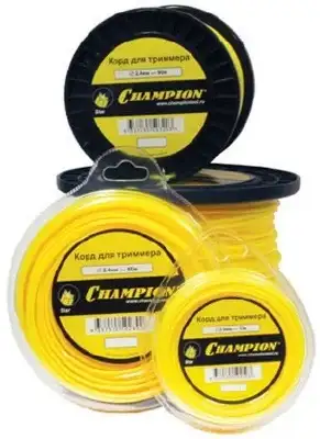 Леска для садовых триммеров Champion C5024 d=2мм L=15м