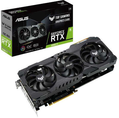 Видеокарта ASUS NVIDIA nVidia GeForce RTX 3060Ti TUF Gaming 8Gb DDR6 PCI-E 2HDMI, 3DP LHR