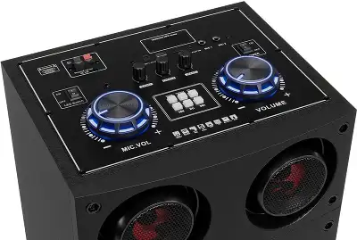 Минисистема Digma MS-14 черный 600Вт FM USB BT micro SD