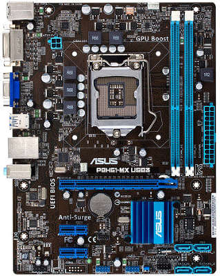 Мат. плата P8 Asus P8H61-MX USB3, OEM