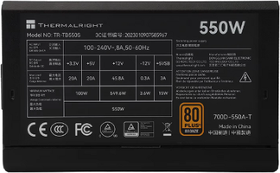 Thermalright TR-TB550S 550W 80+ Bronze