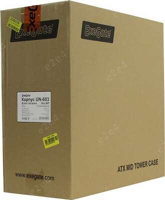 Корпус ExeGate UN-603, черный, ATX, Без БП (EX269434RUS)