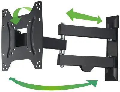 Кронштейн для телевизора Hama 00220822 черный 19