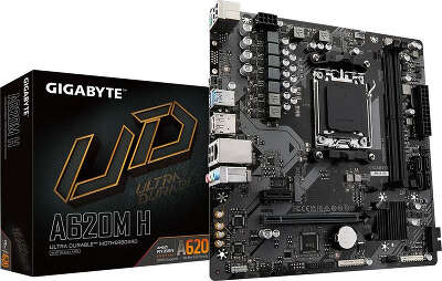 Материнская плата mATX LGAAM5 GIGABYTE A620M H