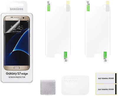 Защитная пленка Samsung для Samsung Galaxy S7 Edge, прозрачная (ET-FG935CTEGRU)