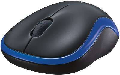 Мышь беспроводная Logitech M185 Blue синяя, оптическая, 1000dpi, 2.4GHz, USB-ресивер Logitech Unifying®, {10} (028852)