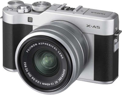 Цифровая фотокамера Fujifilm X-A5 Silver kit (XC15-45 мм f/3.5-5.6 OIS)