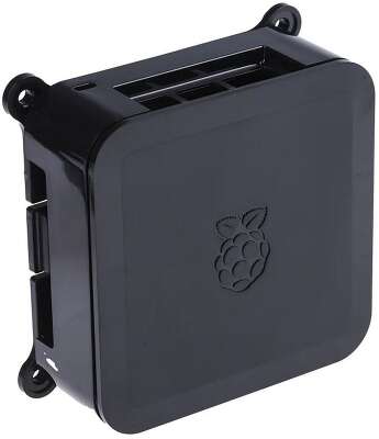 Корпус Raspberry Pi DesignSpark ABS Case для Raspberry Pi 3 B/B+ , встроенное крепление VESA (100х100мм), цвет черный (136-0232)(136-0233) {40}
