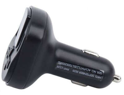 Автомобильный FM-модулятор ACV FMT-122B черный MicroSD BT USB (37576)