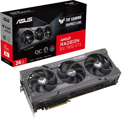 Видеокарта ASUS AMD Radeon RX 7900 XTX TUF-RX7900XTX-O24G-GAMING 24Gb DDR6 PCI-E HDMI, 3DP