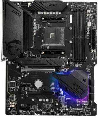 Материнская плата MSI MPG B550 GAMING PLUS AM4/B550/4xDDR4/M.2/RAID/HDMI, DP/ATX