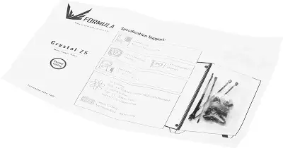 Корпус Formula Crystal Z5, черный, mATX, без БП (CRYSTAL Z5)