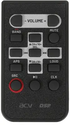 Автомагнитола ACV ADX-905BM 1DIN 4x50Вт v5.0 DSP 3 ПДУ (40305)