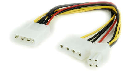 Разветвитель питания Gembird CC-PSU-4, Molex->Molex + ATX 4 пин