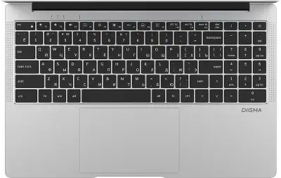 Ноутбук Digma EVE C5403 Celeron N4020 4Gb SSD128Gb Intel UHD Graphics 600 15.6" IPS FHD (1920x1080) Windows 11 Pro silver WiFi BT Cam 5000mAh (DN15CN-4BXW02)