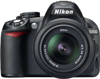 Цифровая фотокамера Nikon D3100 Double Kit (AF-S 18-55VR мм + EF-S 55-200 VR)