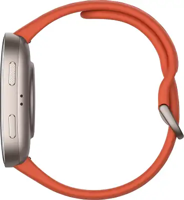 Смарт-часы Amazfit Bip 6 A2435 1.97" AMOLED корп.серый рем.красный разм.брасл.:130-195мм (6970100377880)