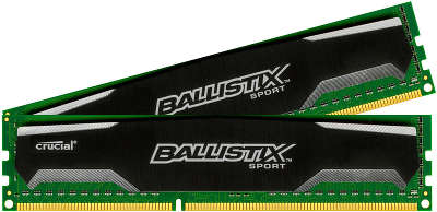 Набор памяти DDR-III DIMM 2*8192Mb DDR1600 Crucial Ballistix Sport CL9 [BLS2CP8G3D1609DS1S00CEU]