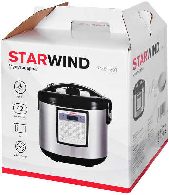 Мультиварка Starwind SMC4201 5л 700Вт серебристый/черный