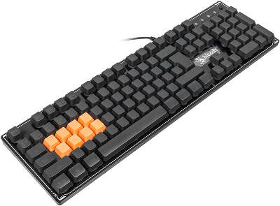 Клавиатура A4Tech Bloody B3370R черный USB Multimedia for gamer LED (подставка для запястий)