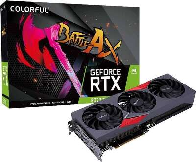 Видеокарта Colorful NVIDIA nVidia GeForce RTX 3070Ti 8Gb DDR6X PCI-E HDMI, 3DP