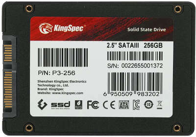 Накопитель SSD KINGSPEC 256Gb P3-256 (2.5
