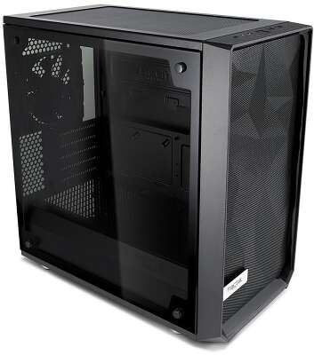 Корпус Fractal Design Meshify C Mini Black, черный, mATX, Без БП (FD-CA-MESH-C-MINI-BKO-TGD)
