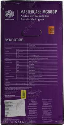 Корпус COOLERMASTER MasterCase MC500P, черный, ATX, Без БП (MCM-M500P-KG5N-S00)