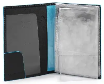 Обложка для документов Piquadro Blue Square PP5256B2/N черный натур.кожа