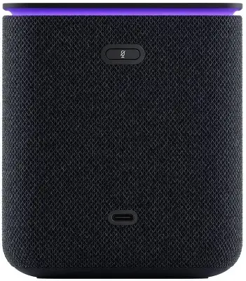 Умная колонка Yandex Станция Миди Алиса черный 24W 1.0 BT/Wi-Fi 10м (YNDX-00054BLK)