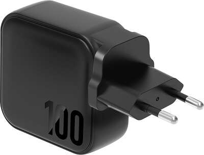 Зарядное устройство EnergEA Travelite Gan100 3xUSB-C/USB-A PD/PPS/QC3.0 100W, Black [CHR-TL-GAN100EU]