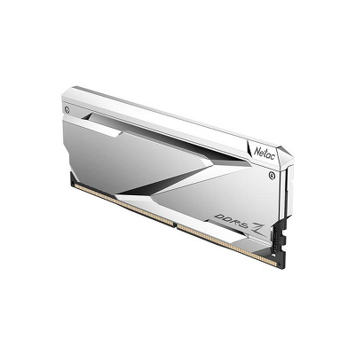 Оперативная память Netac Z RGB 32GB (2x16GB) DDR5-6600 (PC5-52800) C34 34-40-40-105 1.4V XMP Dual DIMM Kit Silver