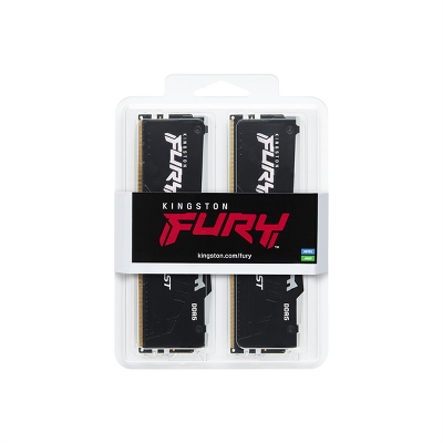 Оперативная память Kingston 64GB 5600MT/s DDR5 CL40 DIMM (Kit of 2) FURY Beast RGB XMP