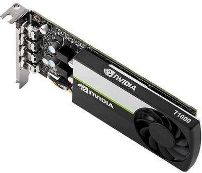 Видеокарта NVIDIA T1000 4Gb DDR6 PCI-E 4miniDP
