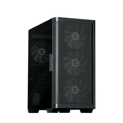 корпус ZALMAN M4, MATX, BLACK, WINDOW, 1xCombo (3.5'' or 2.5''), 1x3.5", 2x2.5", 1xUSB2.0, 2xUSB3.0, FRONT 3x120mm ARGB, REAR 1x120mm ARGB