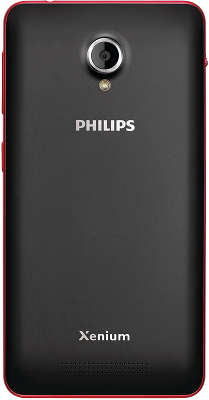 Смартфон Philips V377 Dual Sim, Black-Red