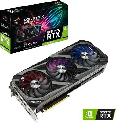Видеокарта ASUS NVIDIA nVidia GeForce RTX 3080Ti ROG STRIX GAMING OC 12Gb DDR6X PCI-E 2HDMI, 3DP LHR